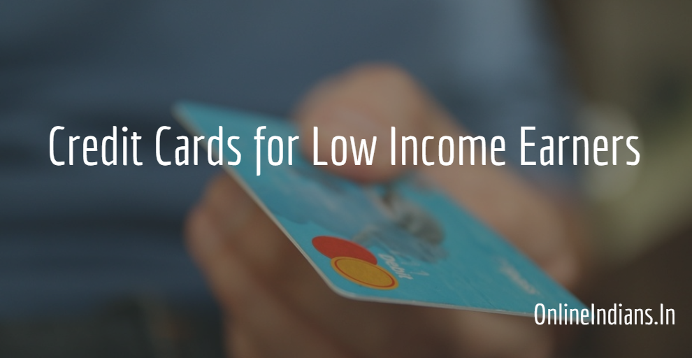 Credit Cards For People With Low Income