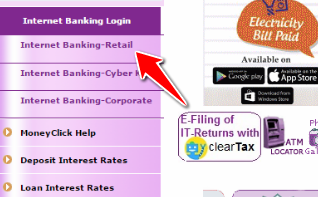 Activate Net Banking In